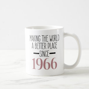 1966 Verjaardag 60 60ste Jaar Oude Cadeaus Vrouwen Koffiemok