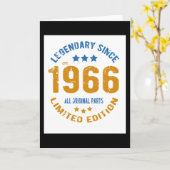 1966  verjaardag kaart (Gele Bloem)