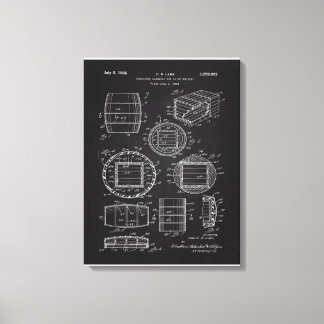 1966 whiskey Container Canvas Afdruk