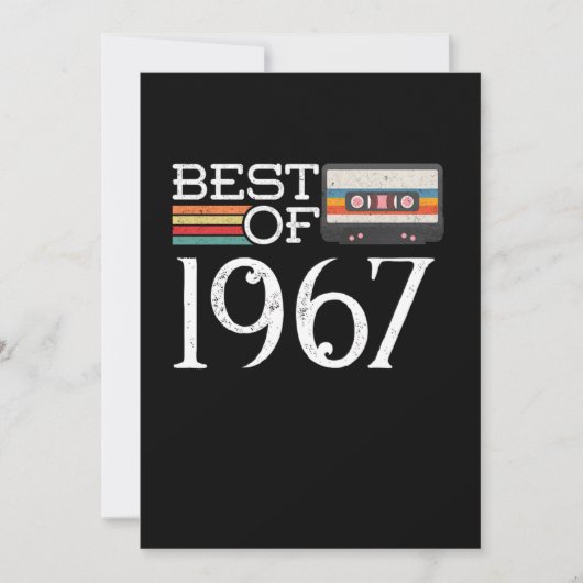 1967 53 e Birthday Jubileum Gift Kaart (Voorkant)