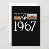 1967 53 e Birthday Jubileum Gift Kaart (Voorkant / Achterkant)