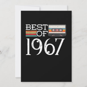 1967  53 e Birthday Jubileum Gift Kaart