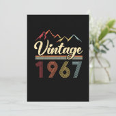  1967 54e verjaardag van de 54e verjaardag van de  kaart (Staand voorkant)