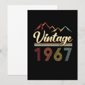  1967 54e verjaardag van de 54e verjaardag van de  kaart (Voorkant / Achterkant)