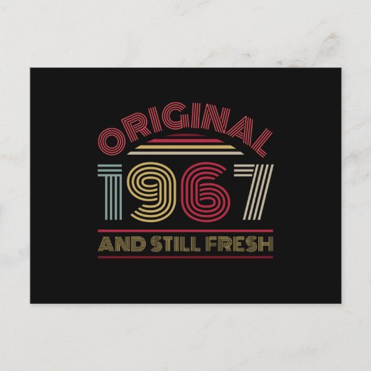 1967 55. Birthday Briefkaart (Voorkant)