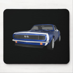 1967 Camaro SS: Blauwe afwerking: 3D-model: Muismat