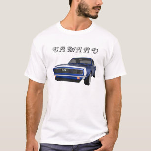 1967 Camaro SS: Blauwe afwerking: 3D-model: T-shir T-shirt