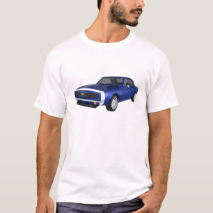 1967 Camaro SS: Blauwe afwerking: 3D-model: T-shirt