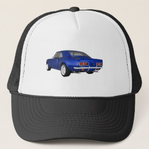 1967 Camaro SS: Blauwe afwerking: 3D-model: Trucker Pet