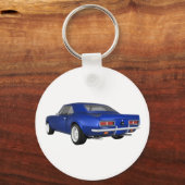 1967 Camaro SS: Blauwe finish: 3D model: Sleutelhanger (Voorkant)