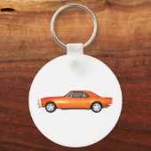 1967 Camaro SS: Oranje finish: 3D model: Sleutelhanger (Voorkant)