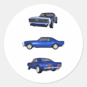 1967 Camaro SS: Ronde Sticker