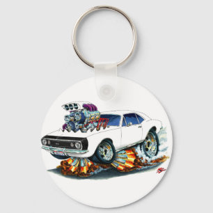 1967 Camaro SS White-Black Car Sleutelhanger