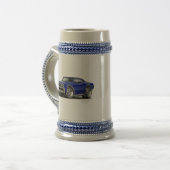 1967 Chevelle Dark Blue Car Bierpul (Voorkant links)