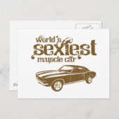 1967 Chevrolet Camaro SS 396 Briefkaart (Voorkant / Achterkant)