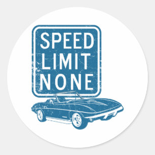 1967 Chevrolet Corvette 427 L 88 Ronde Sticker