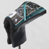 1967 Classic Car Dashboard Golf Head Cover (3/4 voorkant)