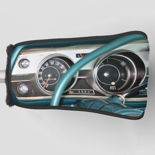 1967 Classic Car Dashboard Golf Head Cover (Voorkant)