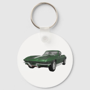 1967 Corvette Sportauto: Groene afwerking: Sleutelhanger