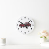 1967 Corvette: Wall Clock Ronde Klok (Huis)