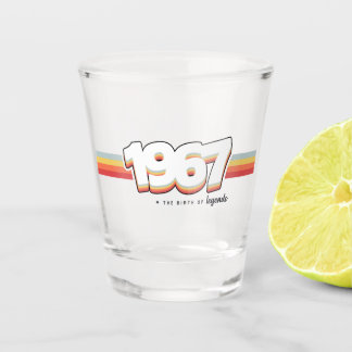1967 De geboorte van legenden Shot Glas