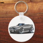 1967 Firebird Grey Convertible Sleutelhanger (Voorkant)