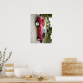 1967 Flame Red SS 396 Camaro Poster (Keuken)