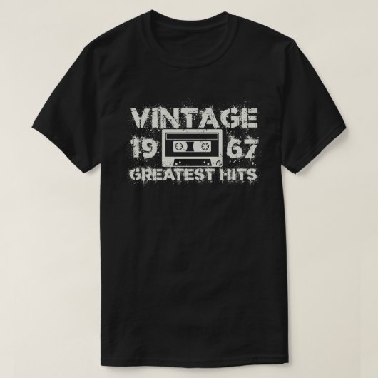 1967 Grootste Hits Wit T-shirt (Design voorkant)