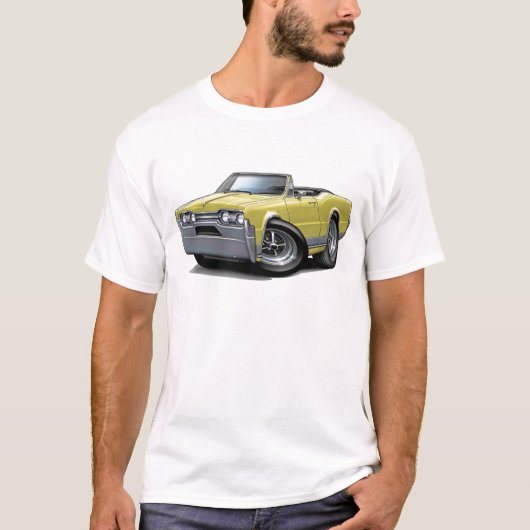1967 Olds Cutlass Tan Convertible T-shirt (Voorkant)