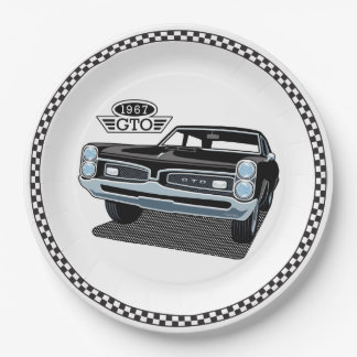 1967 Pontiac GTO Black Papieren Bordje