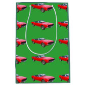 1967 Rood Converteerbare Camaro-spier Medium Cadeauzakje (Voorkant)