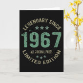 1967  verjaardag kaart (Gele Bloem)