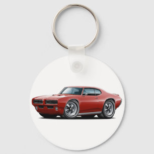 1968-1969 GTO Maroon Car Sleutelhanger