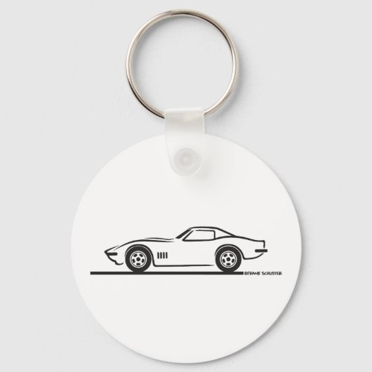 1968-69 Corvette Sleutelhanger (Voorkant)