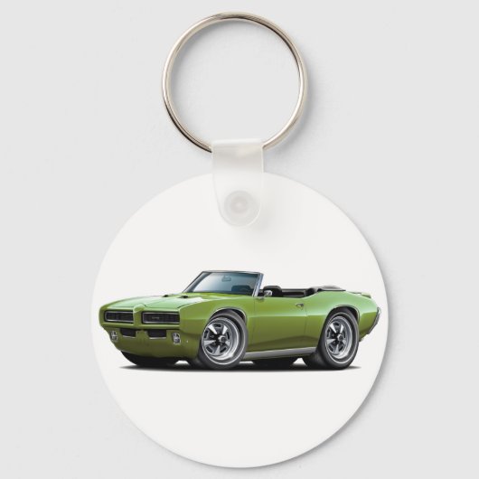 1968-69 GTO Green Convertible Sleutelhanger (Voorkant)