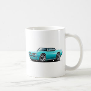 1968-69 GTO Turquoise-White Top Car Koffiemok