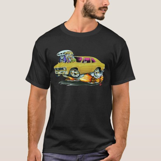 1968-70 Nova Gold Car T-shirt (Voorkant)