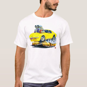 1968-72 Corvette gele auto T-shirt