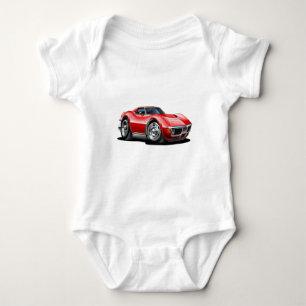 1968-72 Corvette Red Car Romper