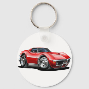 1968-72 Corvette Red Car Sleutelhanger