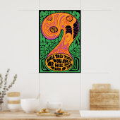 1968 Anti-Drug Propaganda Poster Will They Turn On (Cuisine)