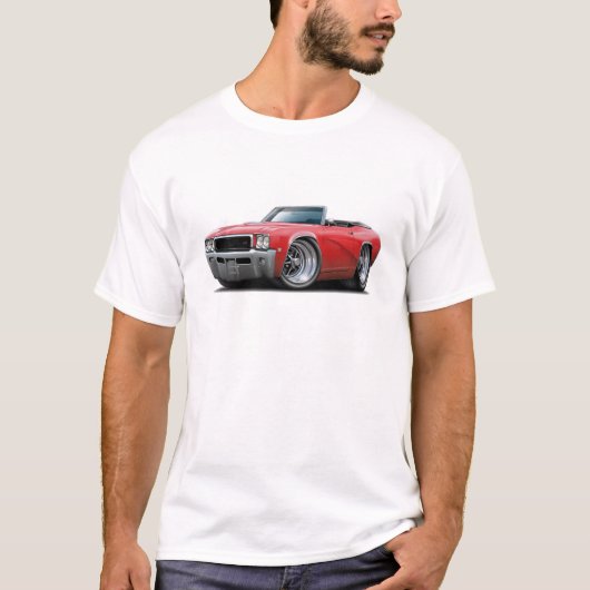 1968 Buick GS Red Convertible T-shirt (Voorkant)