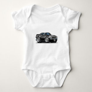 1968 Camaro Black-White Car Romper