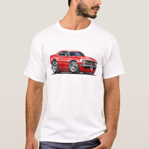 1968 Camaro Rood-Witte auto T-shirt