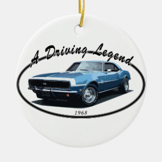 1968 CAMARO SS BLACK KERAMISCH ORNAMENT