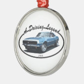 1968 CAMARO SS BLACK METALEN ORNAMENT (Links)