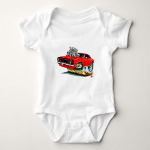 1968 Camaro SS Red-Black Car Romper