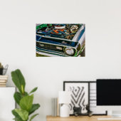 1968 Camaro SS under the Hood Poster (Thuiskantoor)