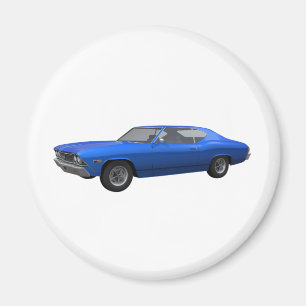 1968 Chevelle SS: Blauwe afwerking Magneet