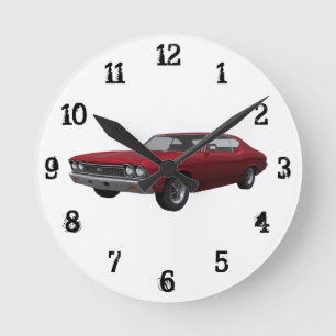 1968 Chevelle SS : Horloge murale